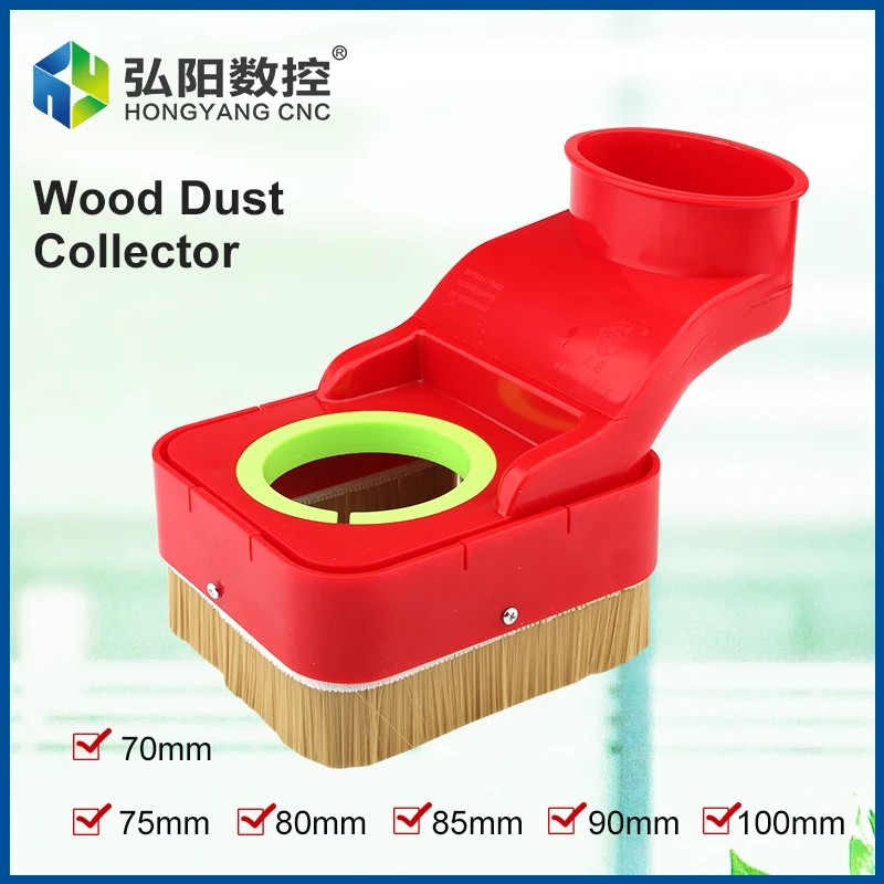 CNC Spindle Dust Collector CNC Dust Cover Brush Free Fall Engraving Machine Woodworking Dust Cover CNC Spindle Milling Machine Collector