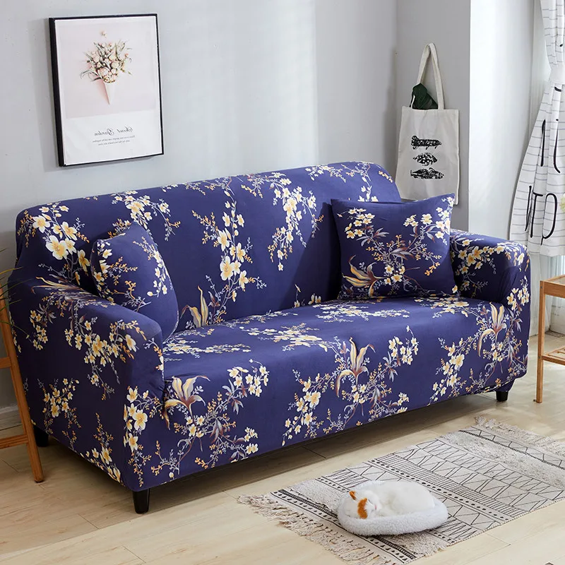 Color 16 Modern Stretch Sofa Cover Slipcovers for Living Room Spandex Couch Cover for Corner Sofa 1/2/3/4-seater housse de canap - Цвет: Color 16