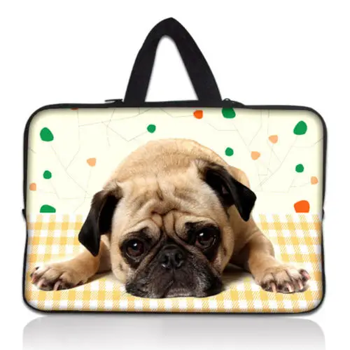 PUG Собачки неопреновая сумка для ноутбука 11 12 13 14 15 15,6 Женская Мужская сумка для ноутбука чехол 14 рукав для ноутбука для MacBook Air 13 Чехол - Цвет: PUG