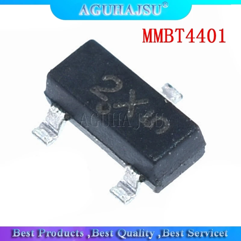 100 шт. MMBT4401LT1G MMBT4401 SOT23 SOT23-3 сот SMD 2X 40V 600mA новый оригинальный транзистор |