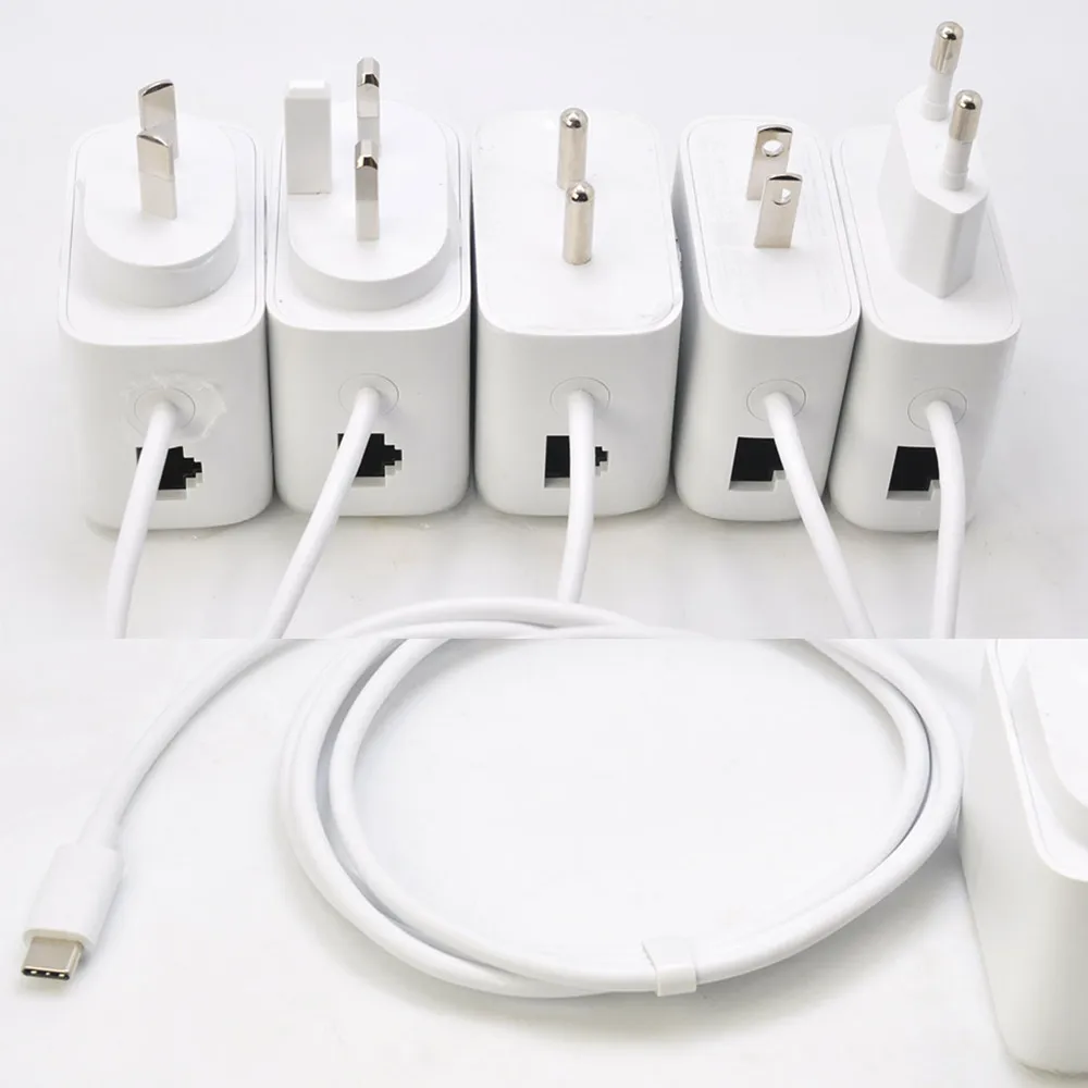 USB-C ethernet cabo adaptador de alimentação para chromecast com google tv 5v 1.5a 7.5w gelao ps1 lps