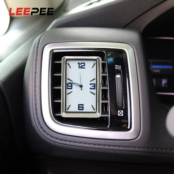 

LEEPEE Auto Fashion Watch Automobiles Quartz Watch Stick-On Auto Watch Double-sided Sticker Car Clock Car Decoration