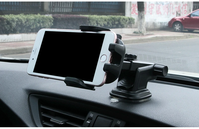 Автомобильный держатель для телефона на выходе из воздуха, gps Кронштейн-подставка из углеродного волокна, многофункциональная телескопическая рукоятка, поддержка нескольких установок в автомобиле
