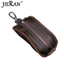 Кожаный кошелек для ключей, винтажный Автомобильный держатель для ключей, деловой мужской дверной женский органайзер для ключей, ключница, мини кошелек, брелок, пакет кошелек сумка