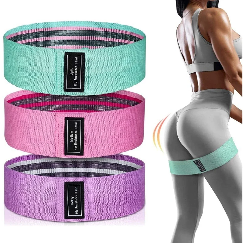 Resistance Bands Set Workout Rubber Elastic Sport Booty Band Fitness Equipment For Yoga Gym Training Fabric Bandas Elastics
