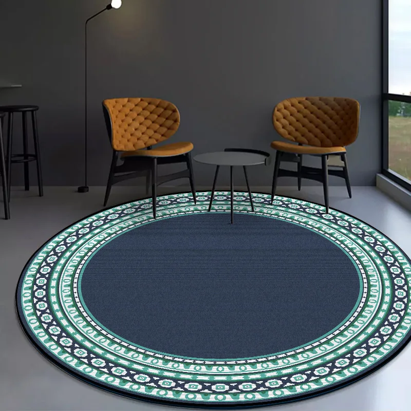 

Blue Carpets for Living Room Non-slip Polyester Bedroom Decor Carpet Floor Mat Area Rug Large Alfombras
