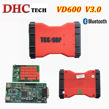 

New arrival VD600 Bluetooth V3.0 PCB 2016.00 version With Keygen obd2 Auto Diagnostic Tool with RED NEC Relay for Car /Truck