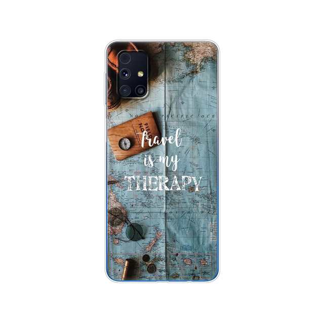 Samsung M31s Cases 6.5" Tpu Soft Silicon Back Phone Cover For Samsung Galaxy M31S GalaxyM31S M 31S m317f m317 Funda flower