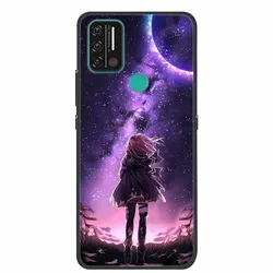Stylish Soft TPU Silicone Phone Case - Fashionable Back Cover s Capa for Umidigi A7 Pro (Pink/Black)