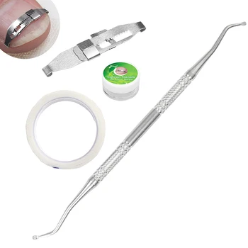 

1Set Ingrown Toe Nail Treatment Inset Buckle Pressure Sensitive Tape Twillizer Pedicure Tool Ingrown Toenail Correction Tool