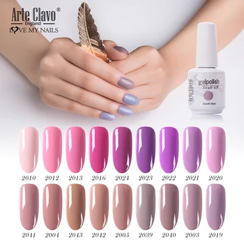 

Arte Clavo 15ml Gel Nail Polish Gel Varnish Paint Semi Permanent Nail Art Gel Nail Polish Manicure Gellak Top Coat Hybrid Primer