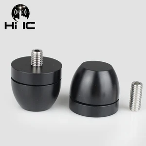 Image 5 - HIFI Audio haut parleurs amplificateur châssis acier inoxydable/alliage daluminium amortisseur pied coussinet pieds Base ongles pointes se dresse 
