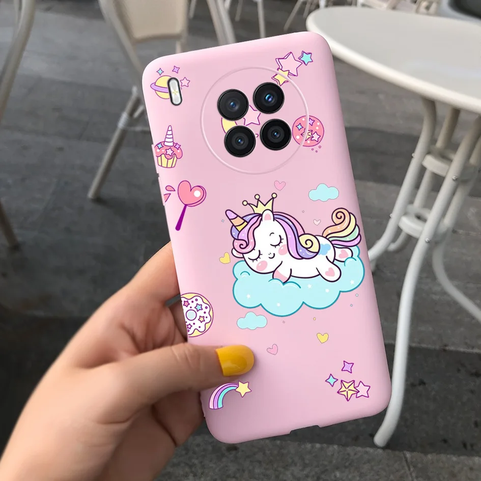 wallet cases For Huawei nova 8i 4G Case Lovely Cow Pig Pets Cartoon Soft Cover For Huawei Nova 8i 2021 Coque nova8i 8 i Honor 50 Lite Housing phone dry bag