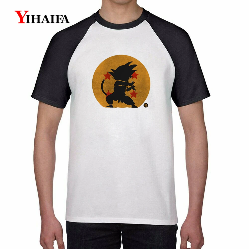 

Men's 3D T Shirts Dragon Ball Z Print Funny Goku Son Graphic Tees Summer Tee White Tops Harajuku Casual Unisex T-shirt