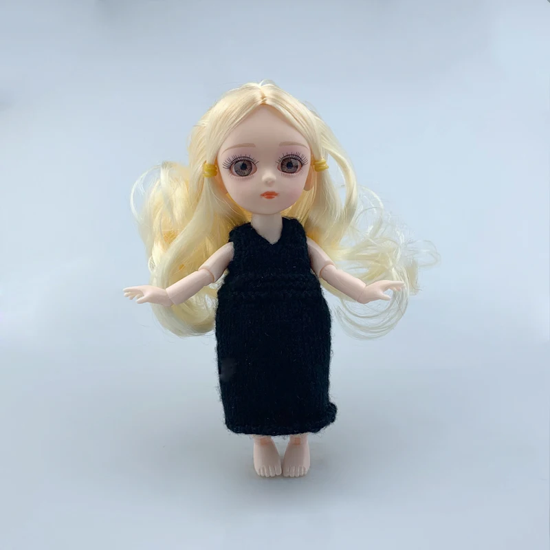F Кукла ручной работы Bjd, одежда 1/12, оригинальная игрушка для девочек, куклы принцессы, 14 шарниров, прекрасный детский Рождественский подарок, детские игрушки для девочек - Цвет: F