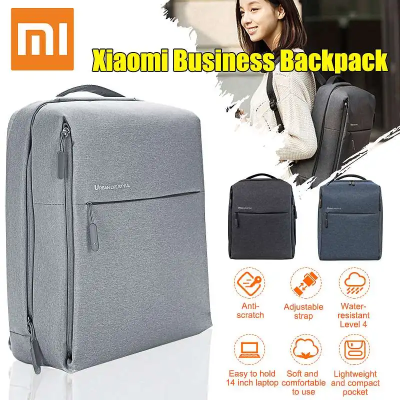 Pаспродажа Оригинальный Xiao mi рюкзак для дрона mi Urban Life Стиль плечи OL сумка рюкзак небольшой рюкзак для школы Студенческая сумка вещевой мешок 14 дюймов с...