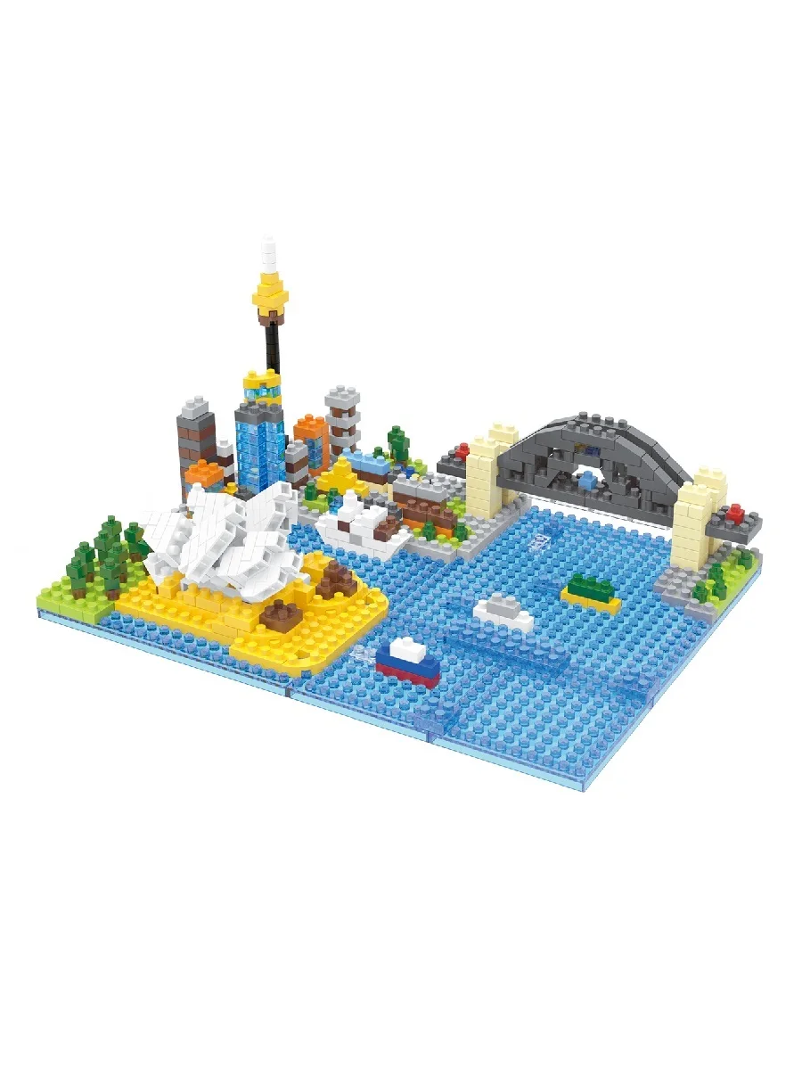 Конструктор Wisehawk Сиднейская Гавань 529 деталей NO. 2583 Sydney Harbour Gift Series | Игрушки и