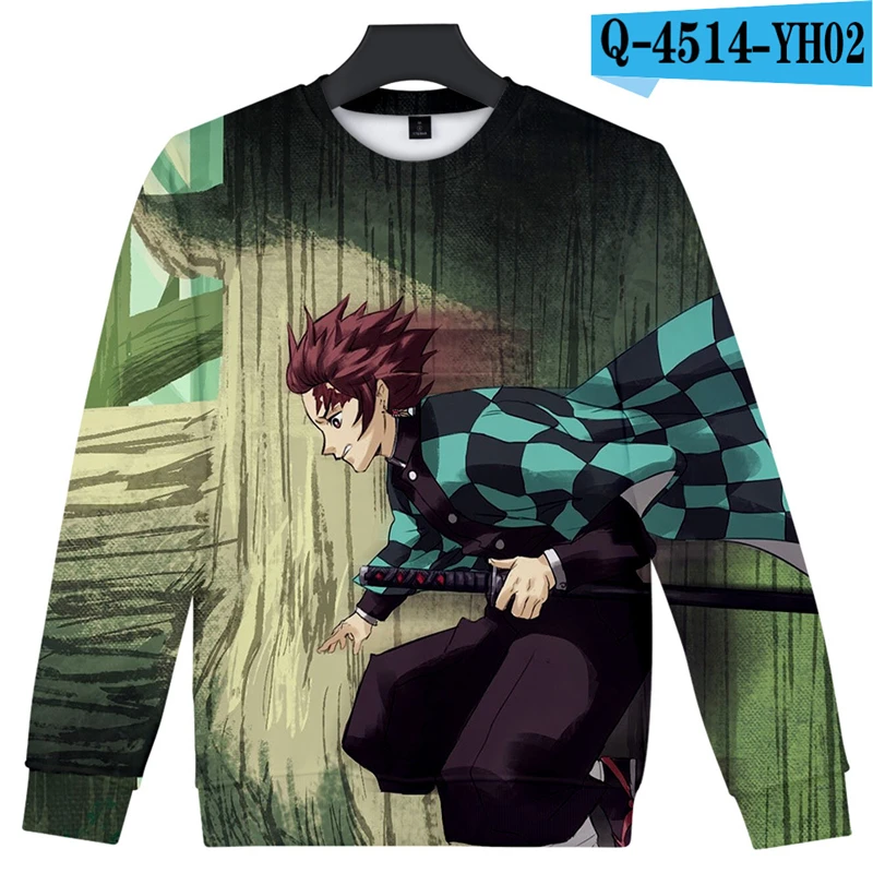 Style 5 Demon Slayer Kimetsu no Yaiba Косплей Костюм Kamado Tanjirou Agatsuma Zenitsu аниме-Толстовка 3D толстовки с длинными рукавами для мужчин и женщин - Цвет: Style 5