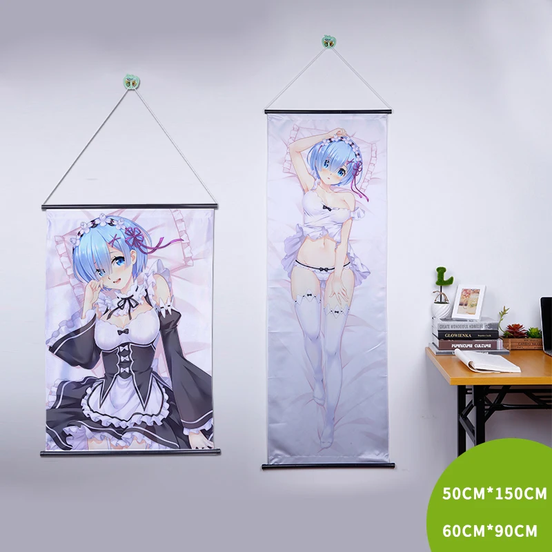 

Hot Sell Japanese Anime Wall Scroll Cartoon Painting Animation Wall Scroll