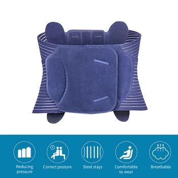 

LEAMAI H03 Elastic Waist Belt Lumbar Disc Support Lower Back Pain Relieving Correct Posture Unisex Lumbar Support Belt