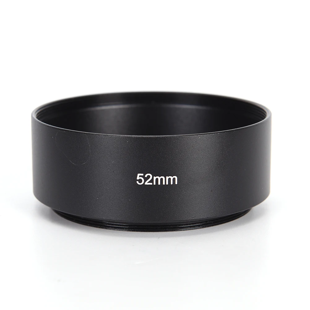 High Quality Lens Hood 52mm Metal Camera Lens Hood For Canon Nikon 50mm F1.8 Tool Accessories