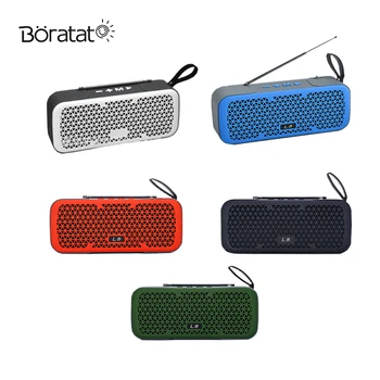 

L8 Bluetooth Speaker Portable Subwoofer Outdoor Wireless Stereo Small Speaker With Antenna Radio TF Card