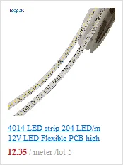 Светодиодная лента 2835 240 светодиодный s/m DC12V высокая яркость гибкий светодиодный светильник натуральный белый/теплый белый/RGB 5 м/лот