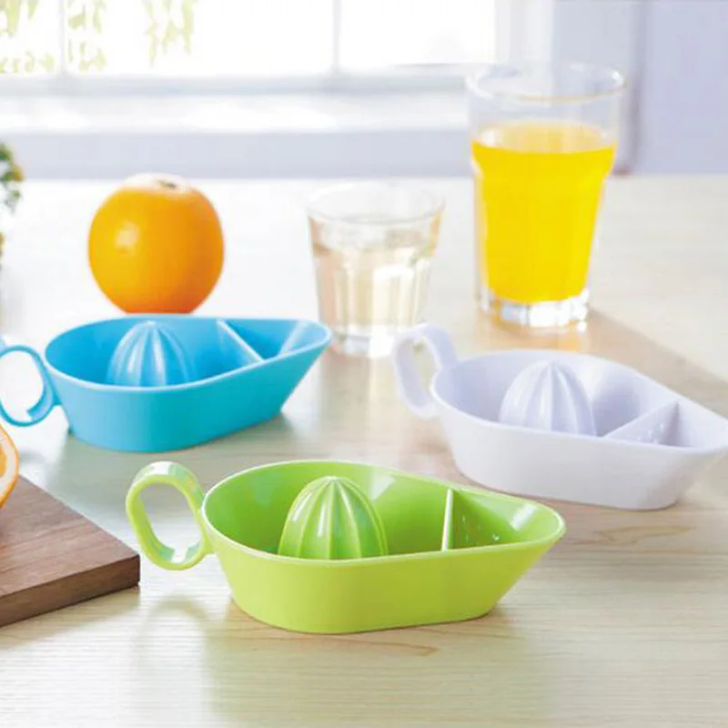 

portable Manual Orange Lemon Juicer Squeezers Citrus Lime Orange Juice Maker Kitchen tools Gadgets Random color C1217 b