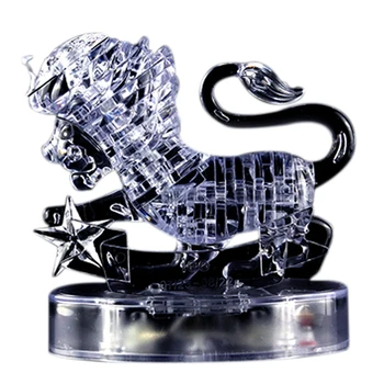 

Twelve Constellation Crystal Puzzle Diy Building puzzle Educational Toys Self-Installing Light Leo puzzles