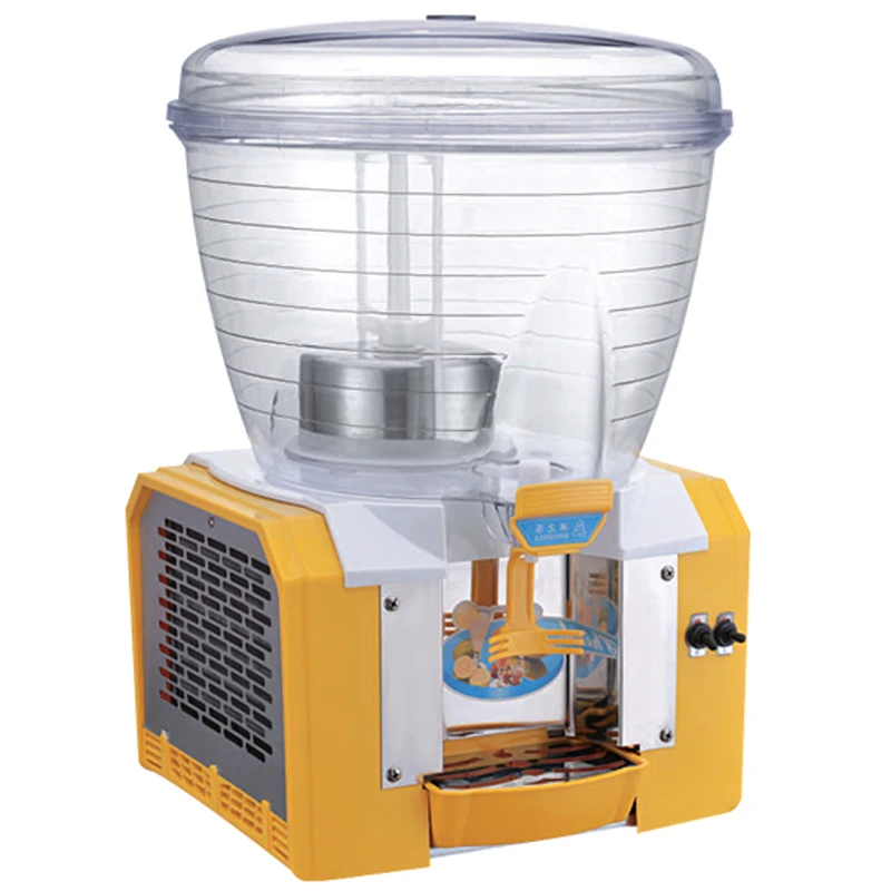 220V cold drink dispenser spray 30L large round cylinder juicer single