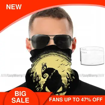 

Pumpkin Mouth Face Mask Jack's Nightmare Facial Mask with Filters Adult Polyester Nice Mask