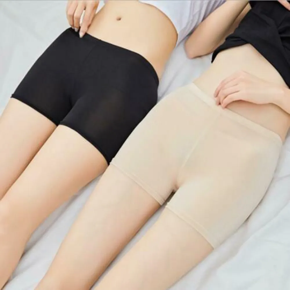 High Waist Summer Women's Skirt Shorts-Boxer Panties Girls Safety Briefs Boyshort Underpants Tights Slim Lingeries Short Pants high waist shorts high waist panties high waist underwear women shorts underwear