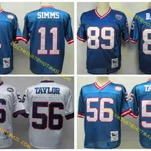 Stitiched, Нью-Йорк, Фил Симмс, Гарри Карсон, Лоуренс Тэйлор, Карл Бэнкс, Марк Баваро, Виктор Круз, возврат для мужчин Джерси