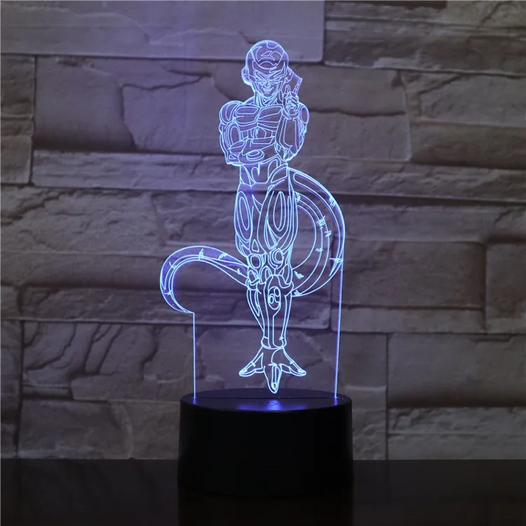 [Seven Neon] дракон Огненный Дракон акриловая 7 цветов Настольная лампа 3D лампа детский подарок Новинка Светодиодный Ночник светильник Сокол миллениума светильник
