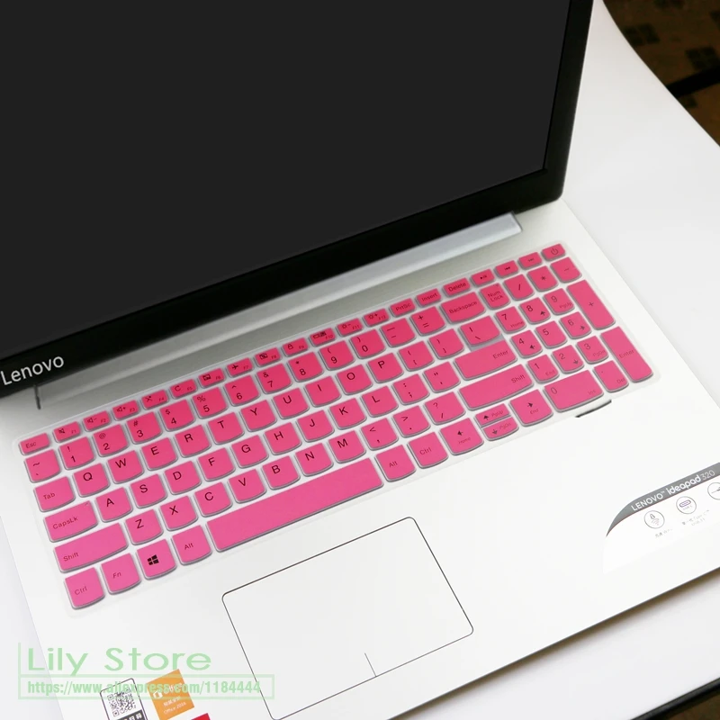 Силиконовая клавиатура для ноутбука Защитная крышка для lenovo IdeaPad S540 15IWL S540-15IWL S 540 15 IWL 15 15,6 дюймов - Цвет: pink