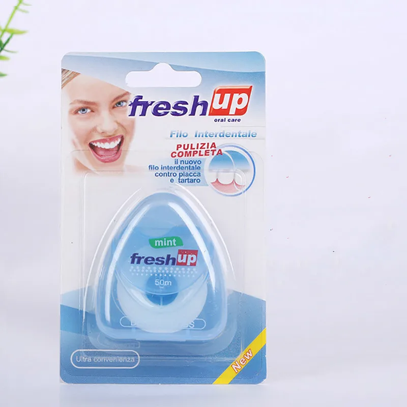 

Hot 50m micro wax floss high tension ultrafine floss tick cleaning teeth to tone wholesale