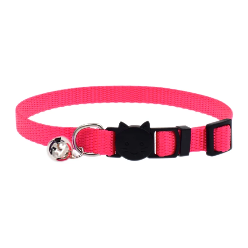 New Cat Collar With Bell Mascotas Cat Collar Safety Buckle Small Dogs Cats Adjustable Nylon Collars Pet Supply Drop Shipping New Cat Collar With Bell Mascotas Cat Collar Safety Buckle Small Dogs Cats Adjustable Nylon Collars Pet Supply Drop Shipping