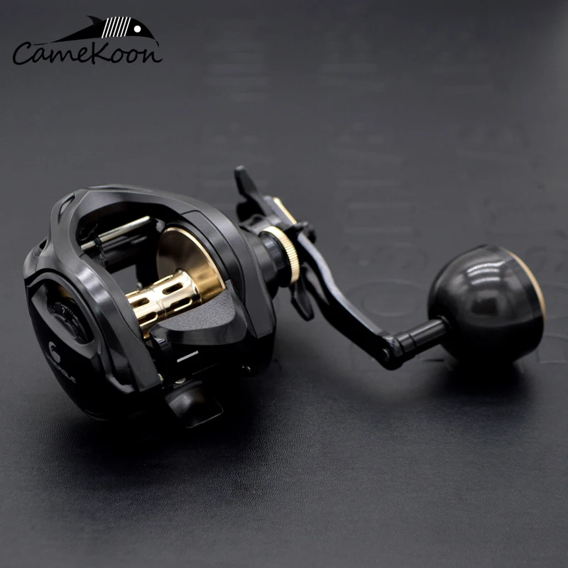 CAMEKOON Left/Right Hand Saltwater Baitcasting Reel 7.3:1 Bait