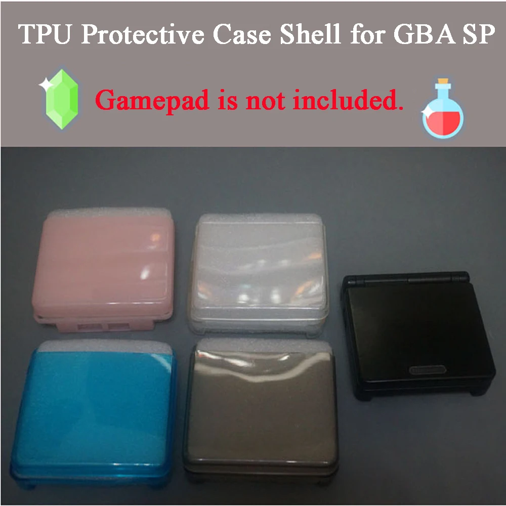 Soft Tpu Protective Case Cove For G B A Sp Console Controller Transparent Skin Silicone Cover Anti Scratch Case Cases Aliexpress