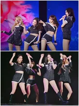  Kpop Korean Rose Jazz Dance Show Sexy Strapless Plaid Shirts Tops+Slim High Waist Full Sleeve Dress A-Line Mini Skirt Women Sets 