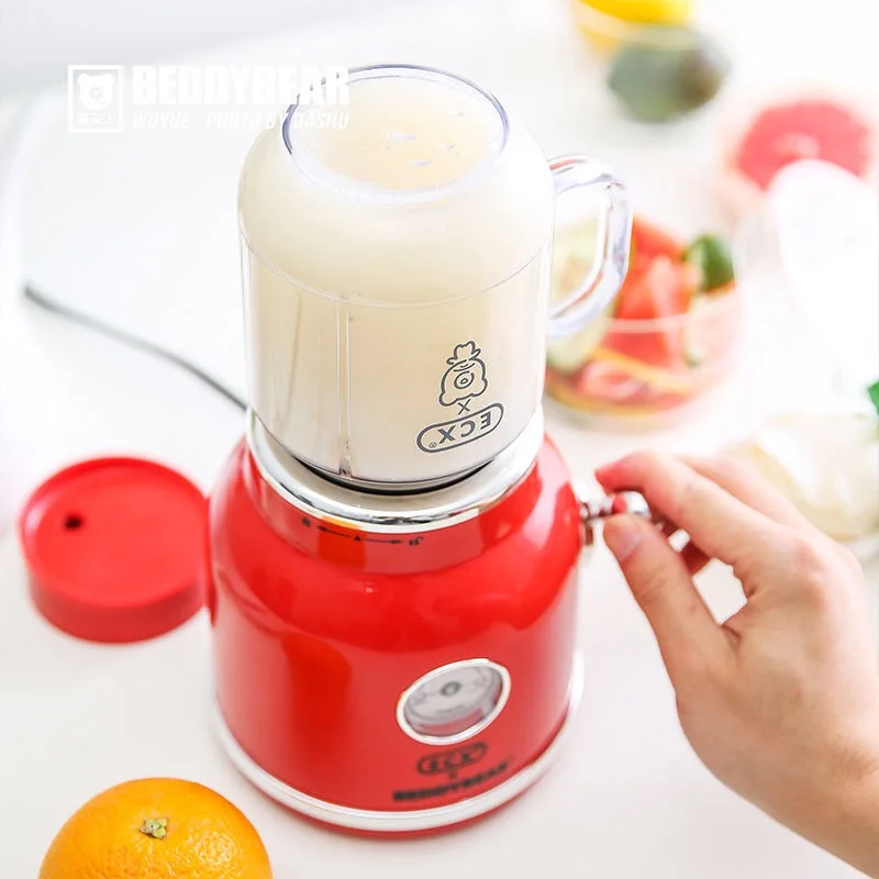  Fruit Bumper Retro Juicer Cup Home Kitchen Good Helper Vegetable Fruit Juicer Portable Mini Cup - 4000264569826