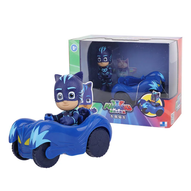 Pj Masks Toys Catboy Owlette Gekko Model Car Juguete TV Anime Figure Pj Mask Set Outdoor Active Toys Children Gift S11 - Цвет: WITH BOX