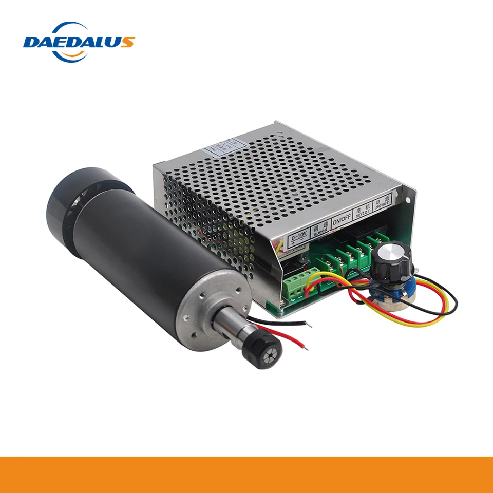 Комплект шпинделя Daedalus CNC 500 Вт шпиндель с воздушным охлаждением Цанга ER11 110 В 220