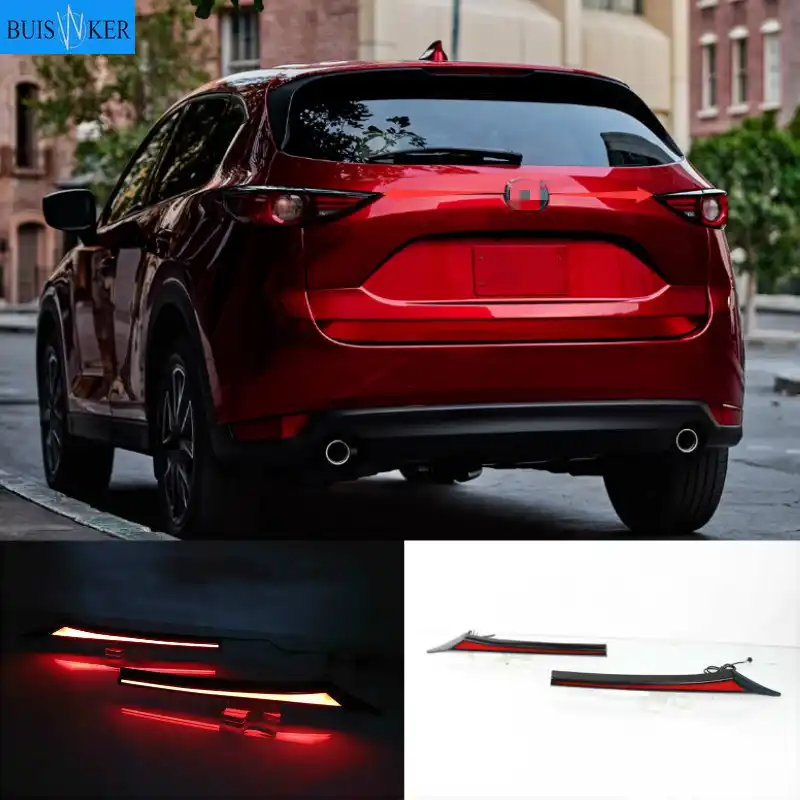 2個マツダcx 5 Cx5 17 多機能車のledリアバンパーライトリアフォグランプブレーキライト ターンシグナルライト Aliexpress
