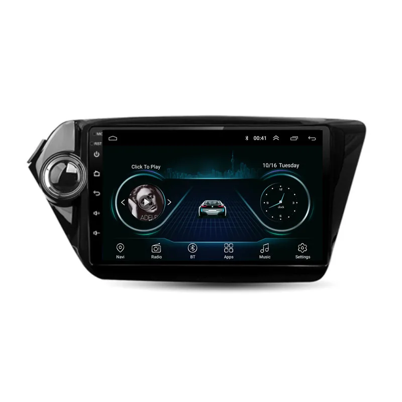 

quad core Android 8.1 For KIA k2 rio 2012 - 2015 2016 2017 2018 2019 Multimedia Stereo Car DVD Player Navigation GPS Radio