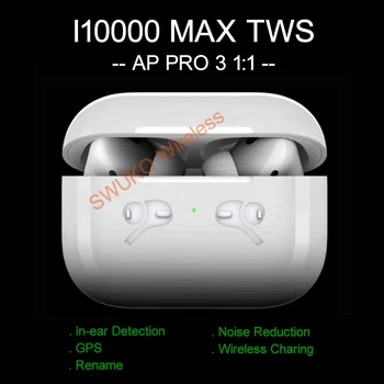 

I1000X TWS Air Pro 1:1 AP3 Blutooth Earphone Wireless Sport Headsets Headphones Stereo Earbuds Rename+GPS+In-Ear Drop Shipping