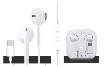 

USB C Headphones, WamGra HiFi Stereo Type C Earbuds USB C Earphones with Mic & Volume Control Compatible with Google Pixel