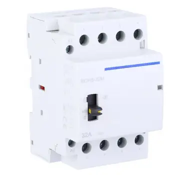 

BCH8-32M 230V 4P 32A Household AC Modular Contactor with Manual Control Switch