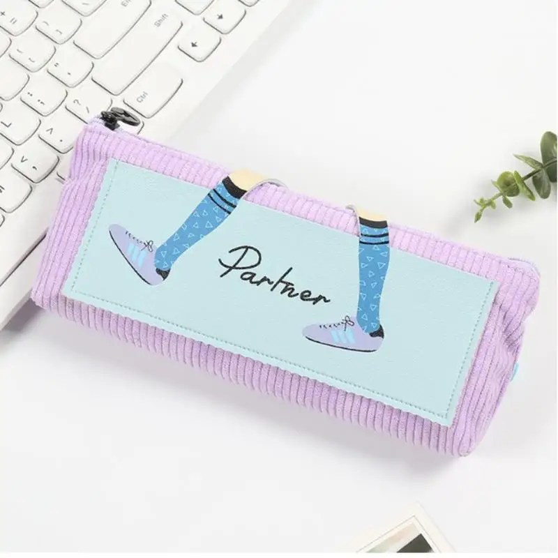 New Creative Wind Cute Girl Heart Sweet Japanese Party Pencil Bag Literary Stereo Personality Pencil Bags Pen purse bag Box