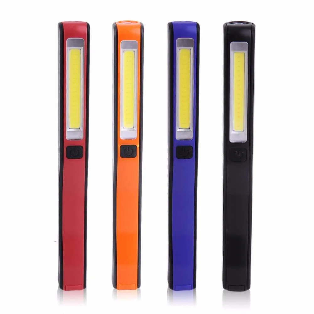 

Portable 2 in 1 USB Rechargeable Light COB LED Camping Work Inspection Light Lamp Hand Torch Pen Light